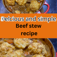 Simple Beef Stew and Dumplings Recipe Using Your Slow Cooker