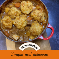 Simple Beef Stew and Dumplings Recipe Using Your Slow Cooker