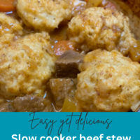 Simple Beef Stew and Dumplings Recipe Using Your Slow Cooker