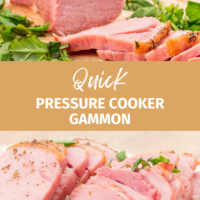 How to cook gammon in the pressure cooker