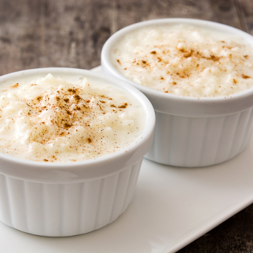 Yummy slow cooker rice pudding