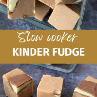 3 Ingredient slow cooker fudge