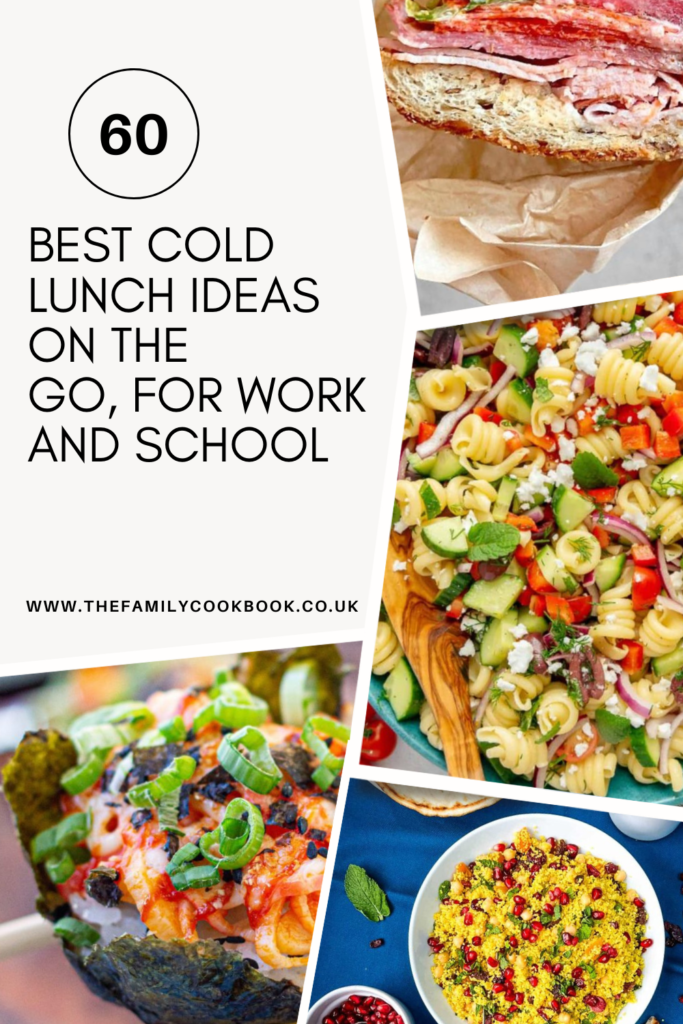 60 Best cold lunch box ideas on the go, for work and school