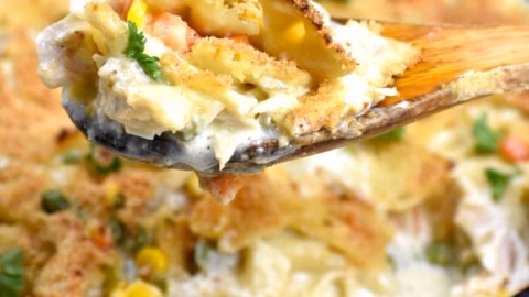 Image for Crustless Rotisserie Chicken Pot Pie Casserole