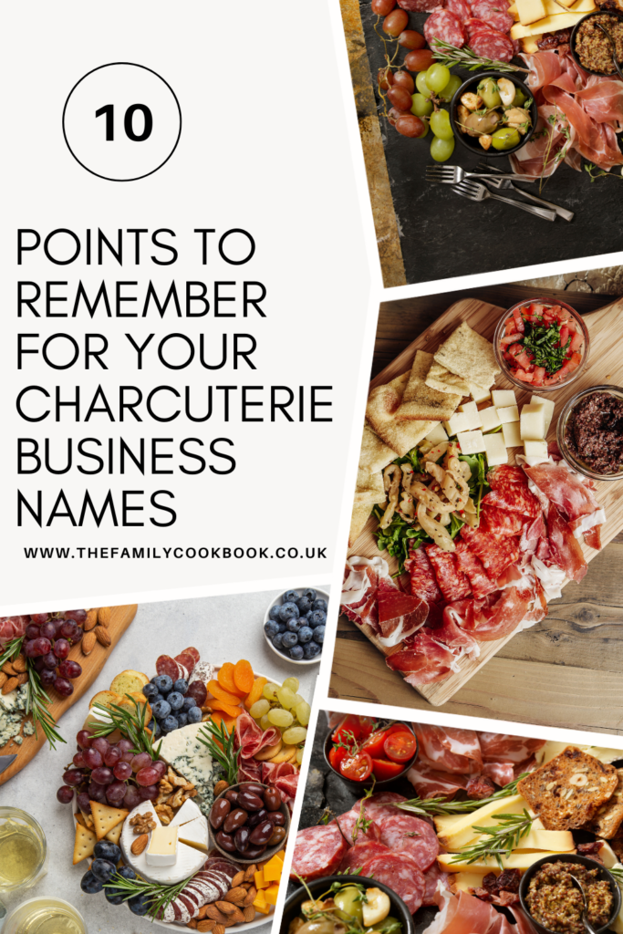 10 Points To Remember For Your Charcuterie Business Names