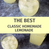 Best Classic Homemade Lemonade You Will Ever Try!