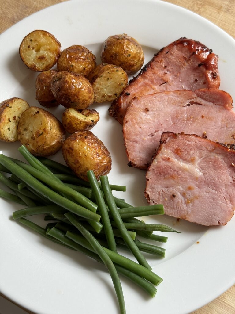 Honey And Mustard Gammon In The Air Fryer