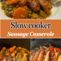 Easy Slow Cooker Sausage Casserole