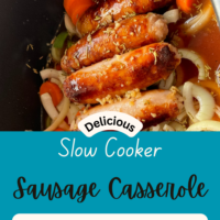 Easy Slow Cooker Sausage Casserole