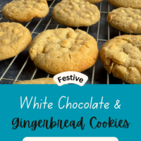 Gingerbread & White Chocolate Cookies