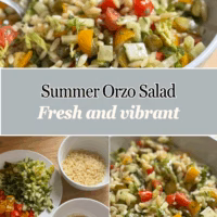 Simple Summer Orzo Salad Recipe