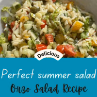 Simple Summer Orzo Salad Recipe